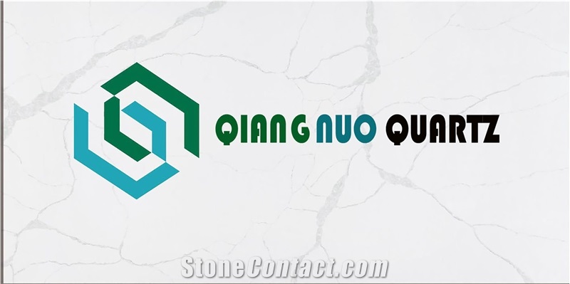 Light White Sturdy Polished Quartz Kitchen Countertop