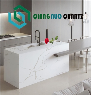 Most Popular Calacatta Polished Quartz Stone Bench Tops