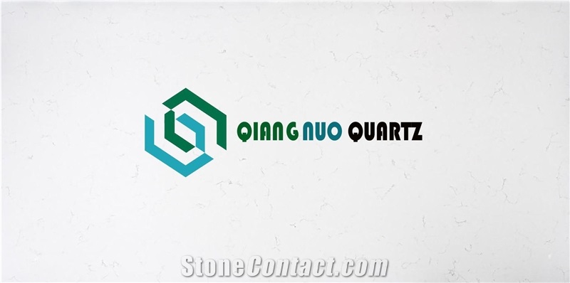 Sparkling White Calacatta Quartz Kitchen Countertop