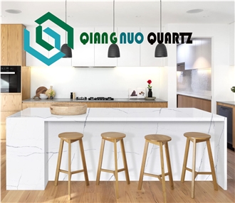 Vertical Texture White Factory Direct Sales Kitchen Bar Tops