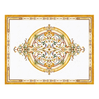 Waterjet Marble Inlay Carpet Medallion Floor Stone