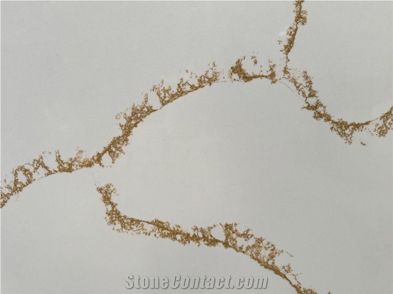 Golden Roots Quartz Slabs