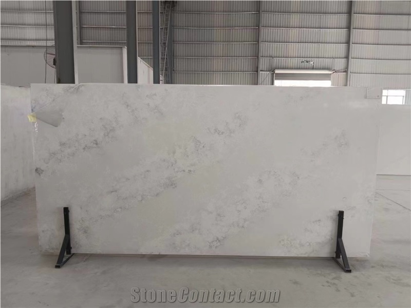 Artificial Stone Calacatta White Series Quartz Slabs