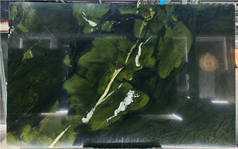 Avocatus Quartzite Verde Green Stone Slab For Wall Tiles