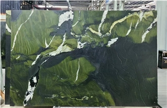 Avocatus Quartzite Verde Green Stone Slab For Wall Tiles