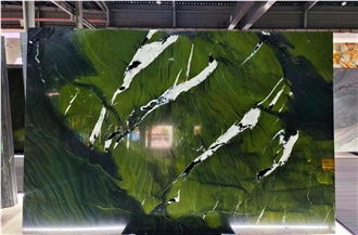 Avocatus Quartzite Verde Green Stone Slab For Wall Tiles