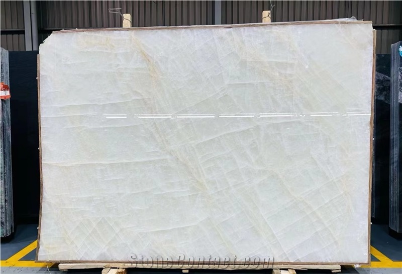 Golden Vein White Crystal Marble Slab For Wall Tiles