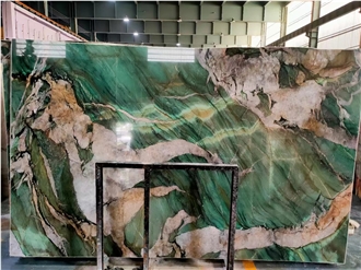 Luxury Royal Amazon Green Quartzite Table Top