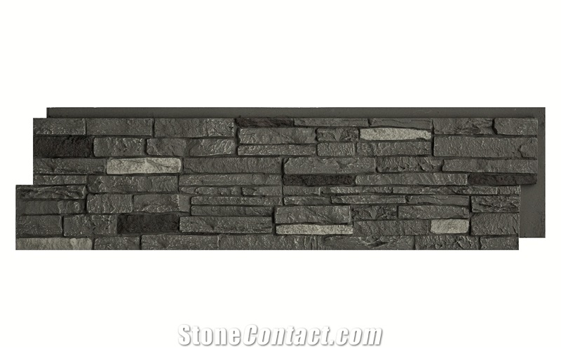 Faux Slate Stone Panel Brick Stacked Stone