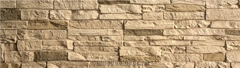 Faux Slate Stone Panel Brick Stacked Stone