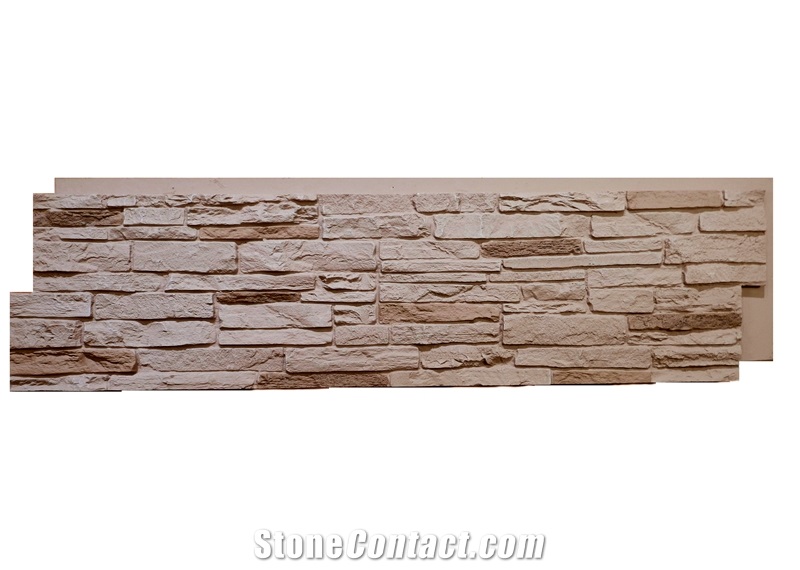 Faux Slate Stone Panel Brick Stacked Stone