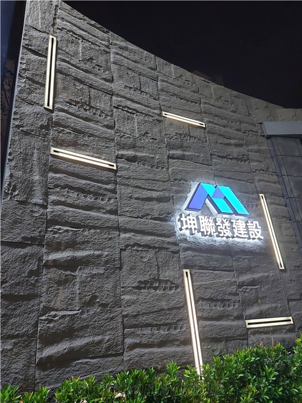 Faux Split Face Culture Stone PU Split Stone Siding