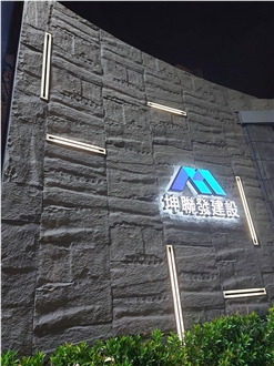 Faux Split Face Culture Stone PU Split Stone Siding