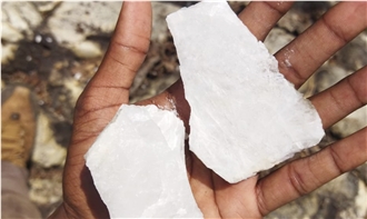Angolan White Quartz Boulders