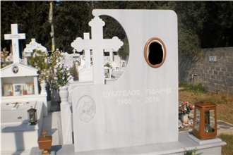 White Marble Tombstones