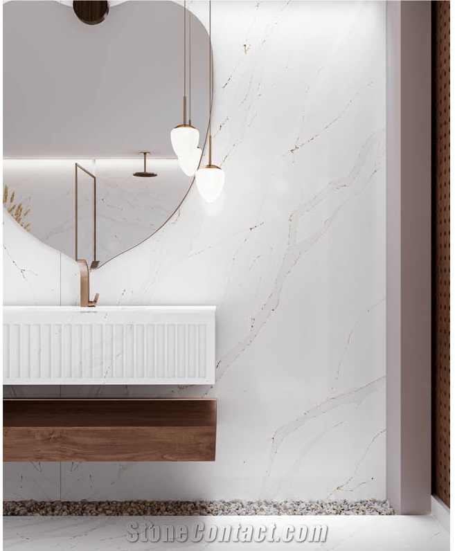 Ferrara Gold Quartz Slabs