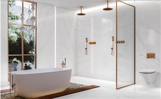 Ferrara Gold Quartz Slabs
