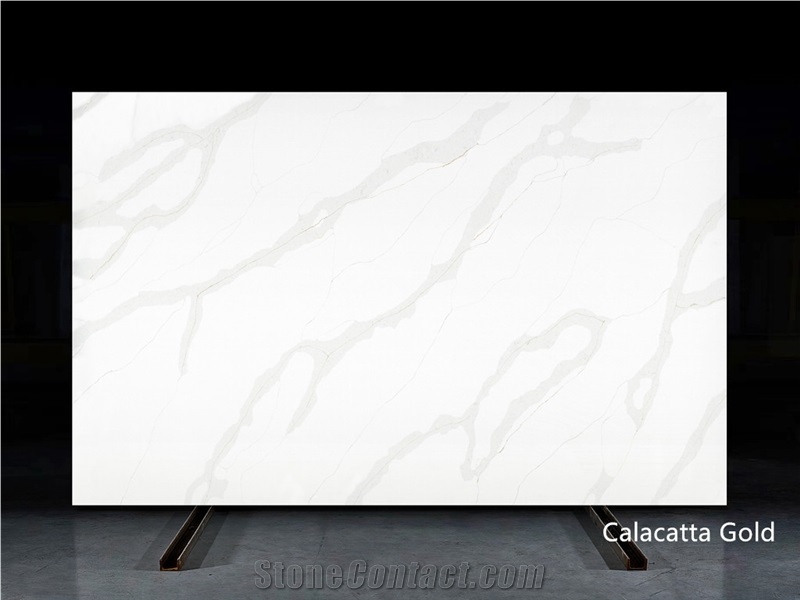 Calacatta Gold Quartz Slabs