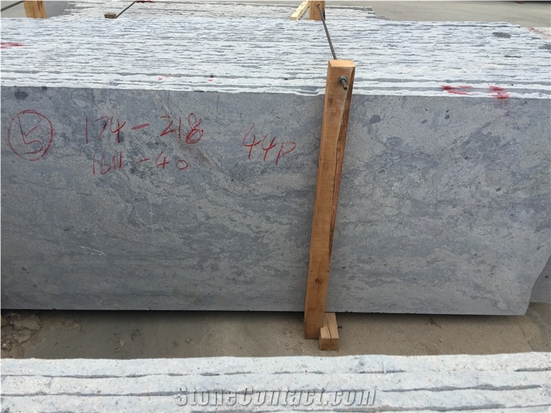 Cloudy Moon Blue Granite Slabs