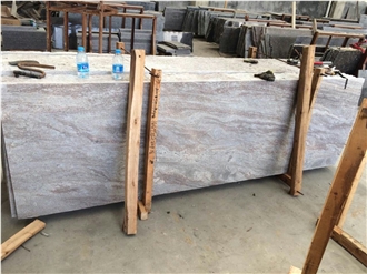 Cloudy Moon Red Granite Slabs