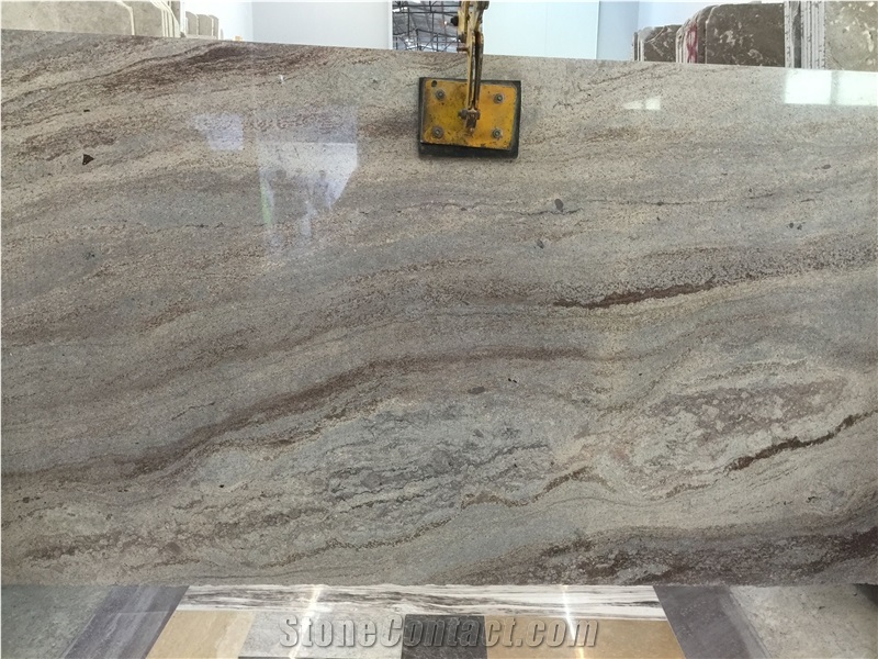 Cloudy Moon Red Granite Slabs