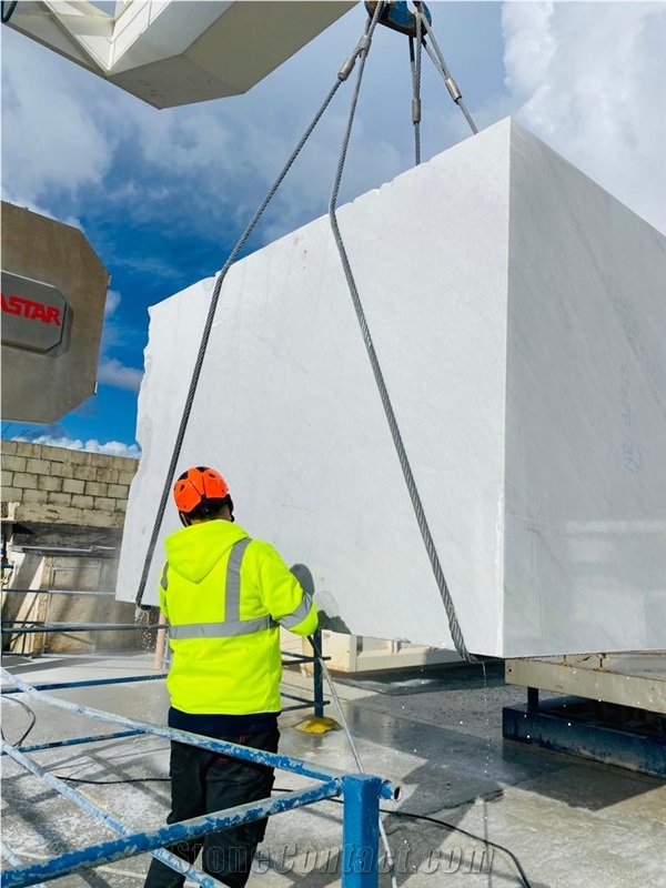 Bianco Carrara Campanili Marble Blocks