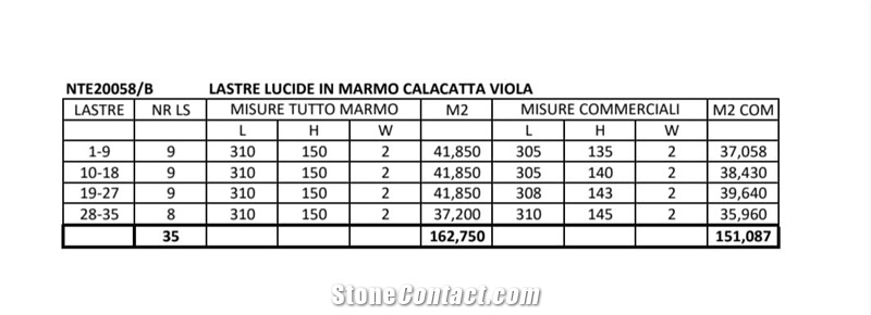 Calacatta Viola Marble Slabs