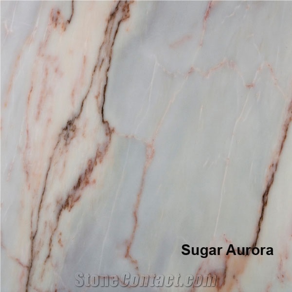 Sugar Aurora Marble- Rosa Aurora Classico Marble Slabs