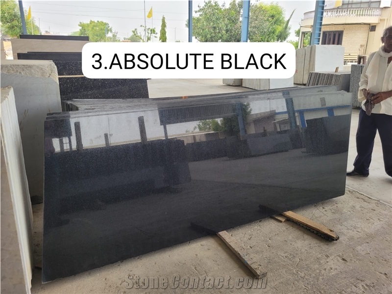 Absolute Black Granite Slabs