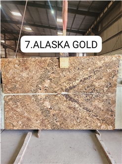 Alaska Gold Granite Slabs
