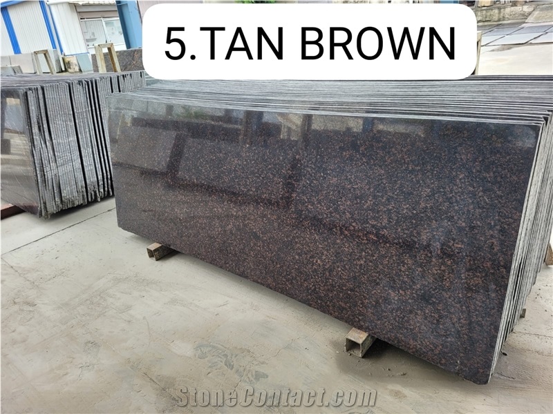 Tan Brown Granite Slabs
