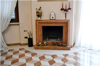 Pietra Di Prun Rosa Stone Fireplaces