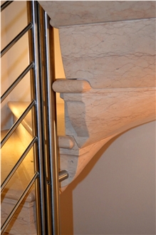 Pietra Lessinia Rosa Limestone Staircase-Steps And Risers