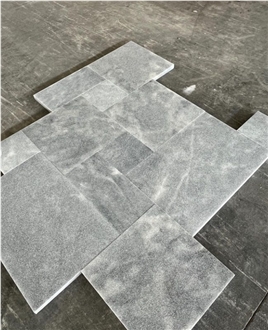 Premium Select Tahoe Blue Leather Marble Tiles