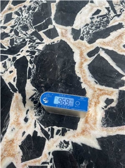 Bulgari Gold Slab Marble Tiles 240Upx120upx1.8Cm