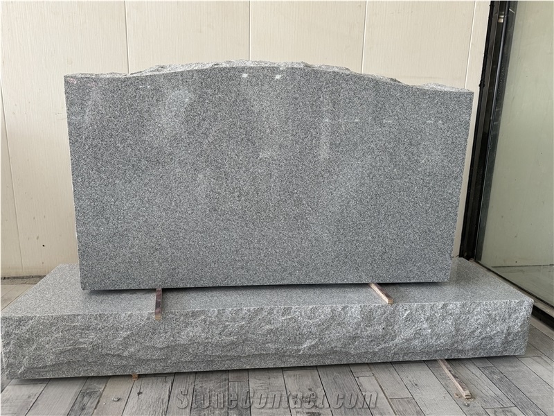 G633 Granite Tombstone 26'' X 28'' X 6''