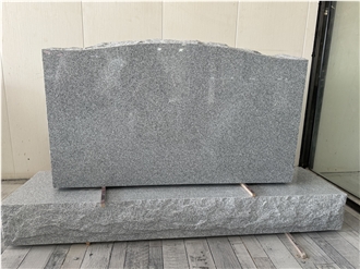 G633 Granite Tombstone 26'' X 28'' X 6''