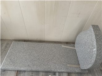 G633 Granite Tombstone 26'' X 28'' X 6''