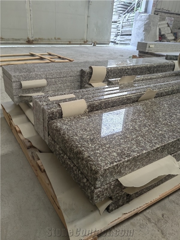 G664 Bain Brook Brown Granite Tombstone 120X250cm
