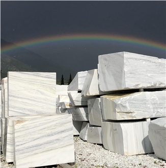 Bianco Lasa Marble Blocks