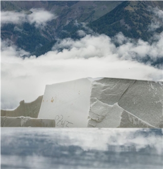 Bianco Lasa Marble Blocks
