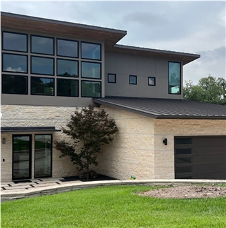 Texas White Limestone Ashlar Stone Castle Rock Veneer