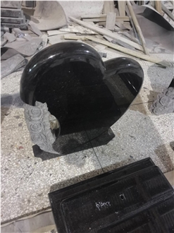 Black Granite Cross  Monument/Tombstone