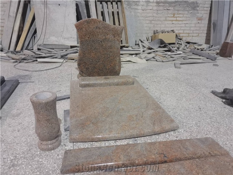 Multicolour Red Granite Monument