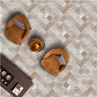 Andino Dark Travertine Tiles. Peru
