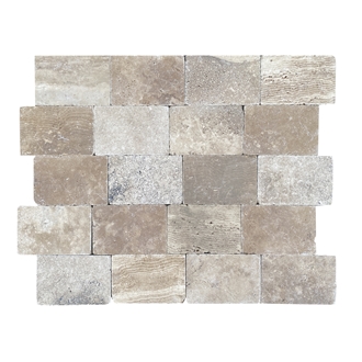 Andino Dark Travertine Tiles. Peru