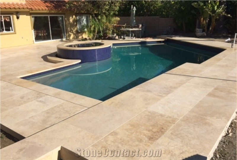 Angelica Cream Travertine Tiles
