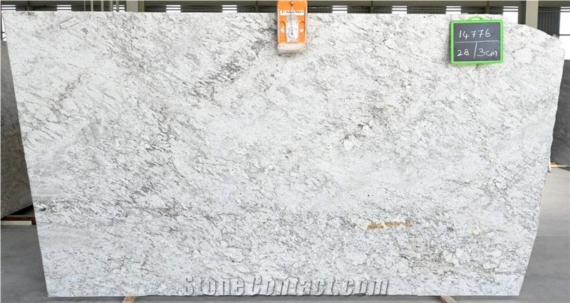 Aspen White Granite  Slabs