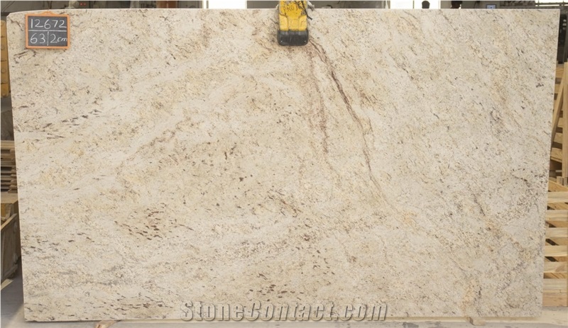 Ivory Brown Granite Slabs
