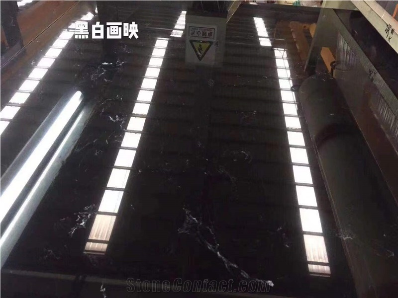 Pure Black Artificial Marble Composite Stone Panels